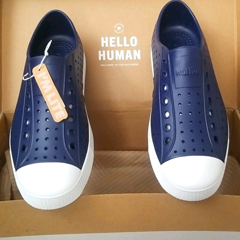 Navy blue, Native shoes